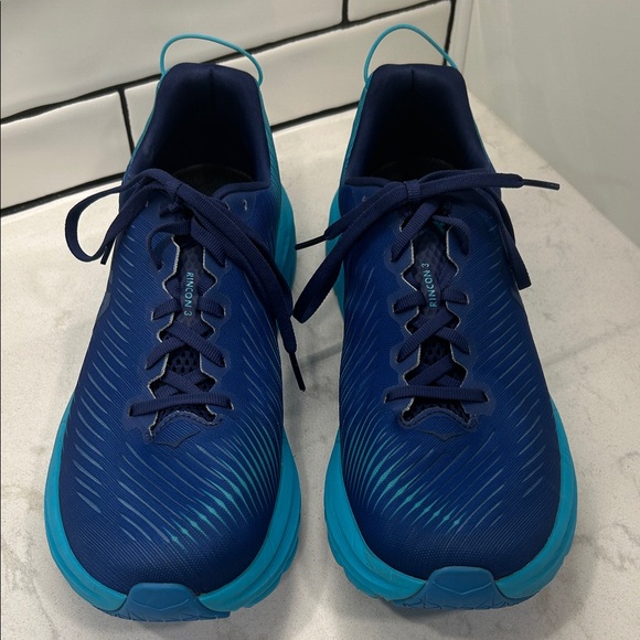 HOKA Men’s Blue Rincon 3 Athletic Running Shoes 10.5 - Picture 4 of 16